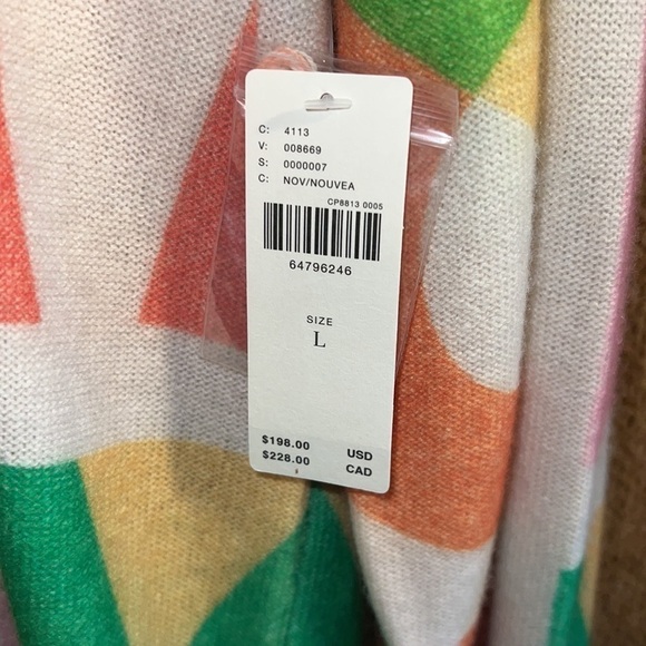 Anthropologie Cashmere 100%Sweater Size Large (WT) brand new - Picture 7 of 8